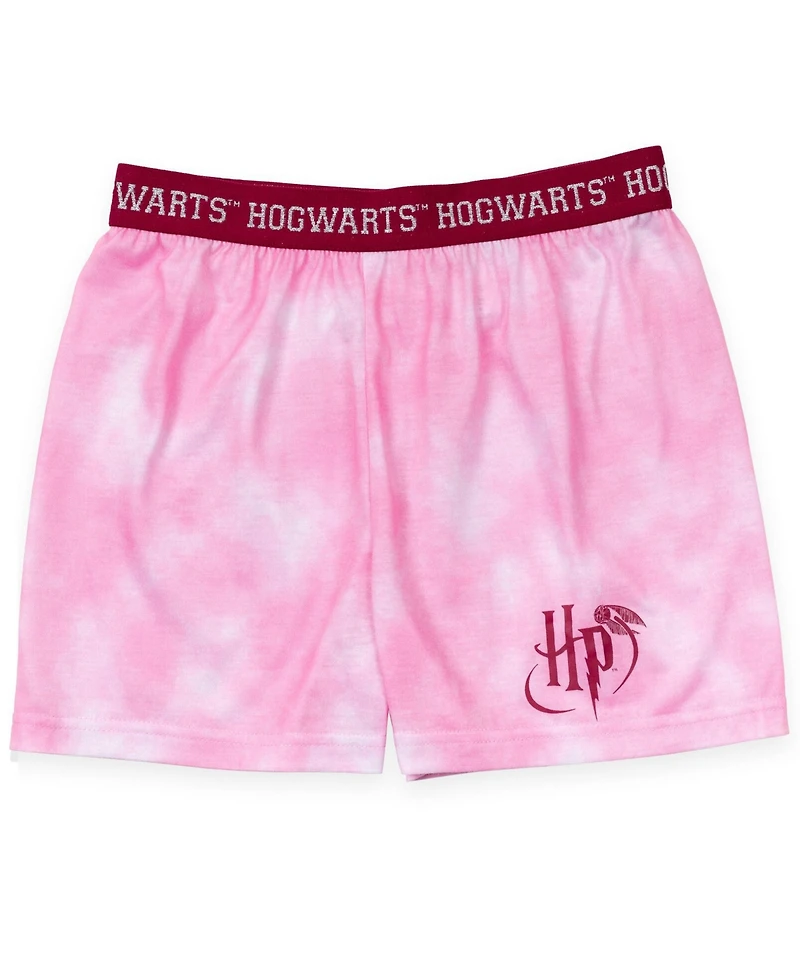 Harry Potter Girls Pajama Shirt and Shorts Sleep Set