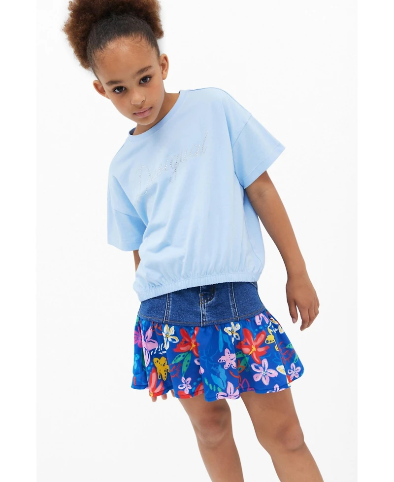 Desigual Girls Girls's t-shirt with strass