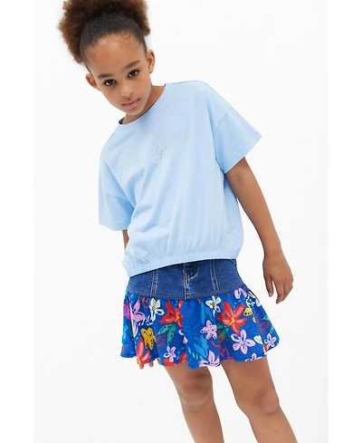 Desigual Girls Girls's t-shirt with strass