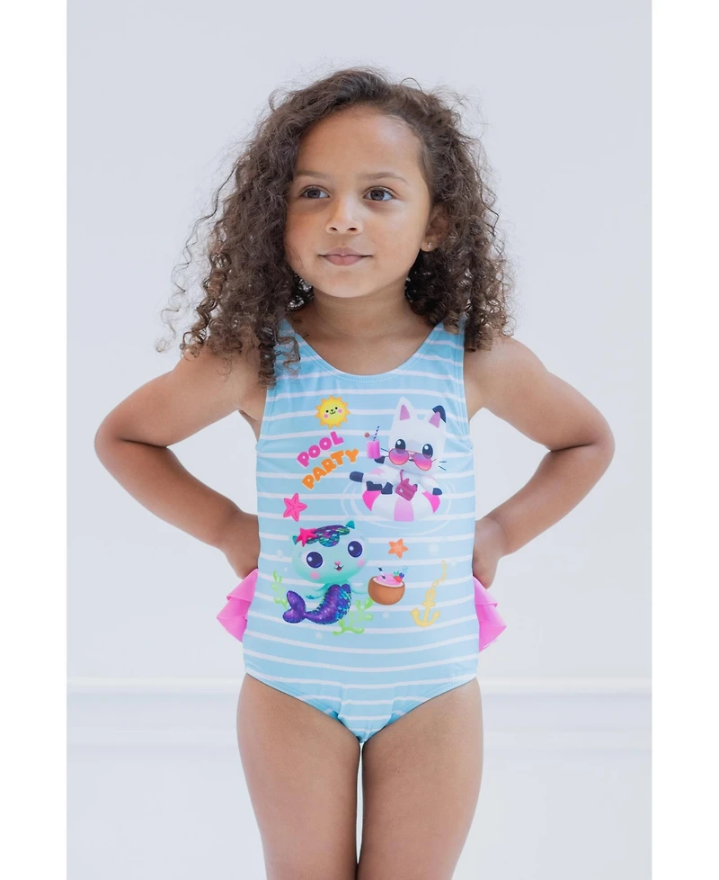 Gabby's Dollhouse Little Girls Dreamworks One Piece Bathing Suit