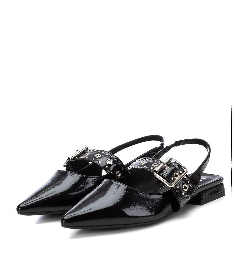 Xti Women's Wide Bucke Flats