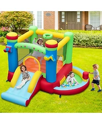 Inflatable Kids Bounce House Music-Themed Castle with Sound Interaction