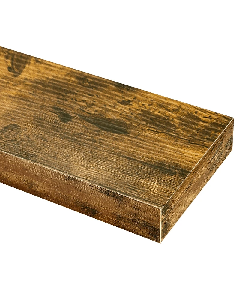 Sorbus Pack 47 x 9.25 Inch Wall Mounted Floating Shelves