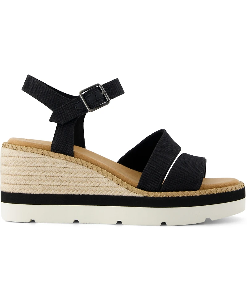 Toms Women's Darya Open Toe Wedge Sandals