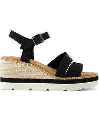Toms Women's Darya Open Toe Wedge Sandals