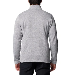 Columbia Men's Alto Pass Textured Knit Sweater Fleece Zip-Front Jacket