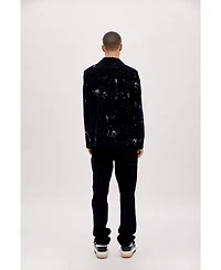 Pcfg Men's Velvet Blazer