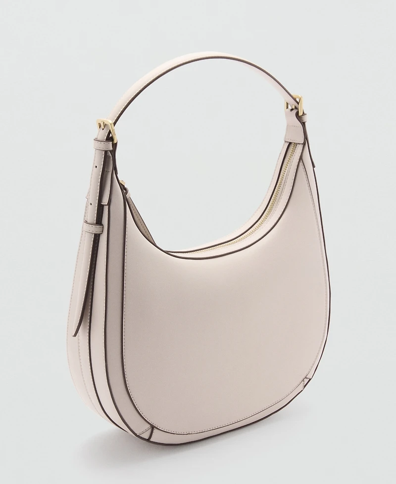 Mango Women's Leather Effect Shoulder Bag