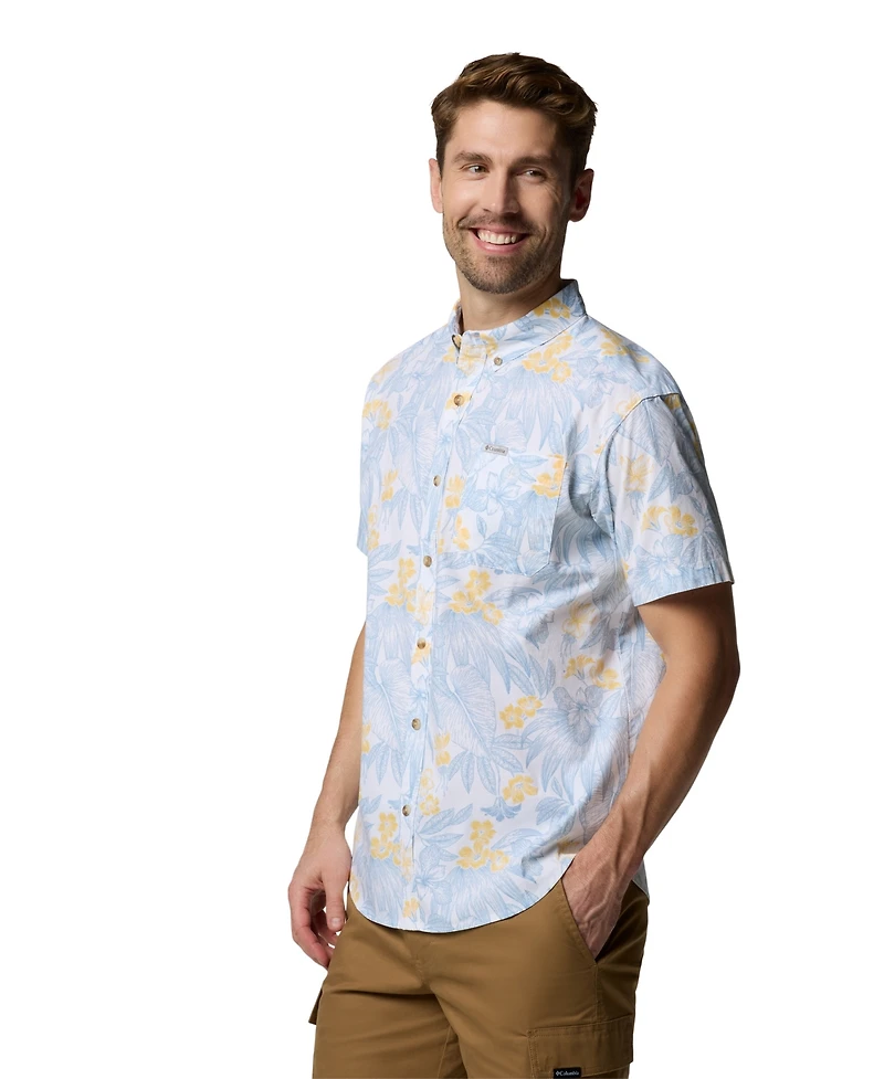 Columbia Men's Rapid Rivers Printed Short Sleeve Shirt