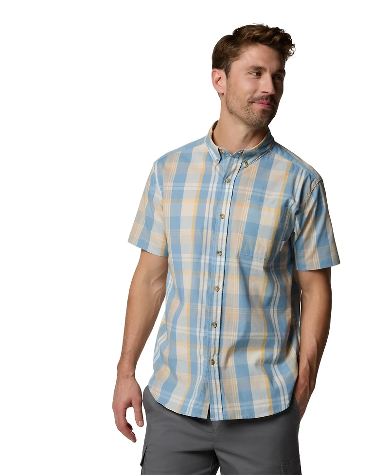 Columbia Men's Rapid Rivers Short Sleeve Plaid Shirt