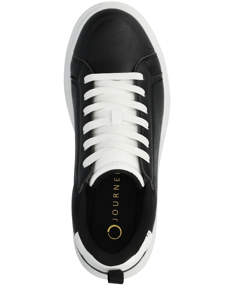 Journee Collection Women's Meeya Platform Lace Up Sneakers