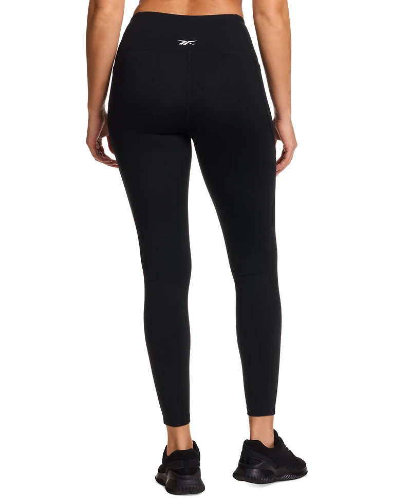 Reebok Women's Lux Pocket High-Rise Ankle Leggings