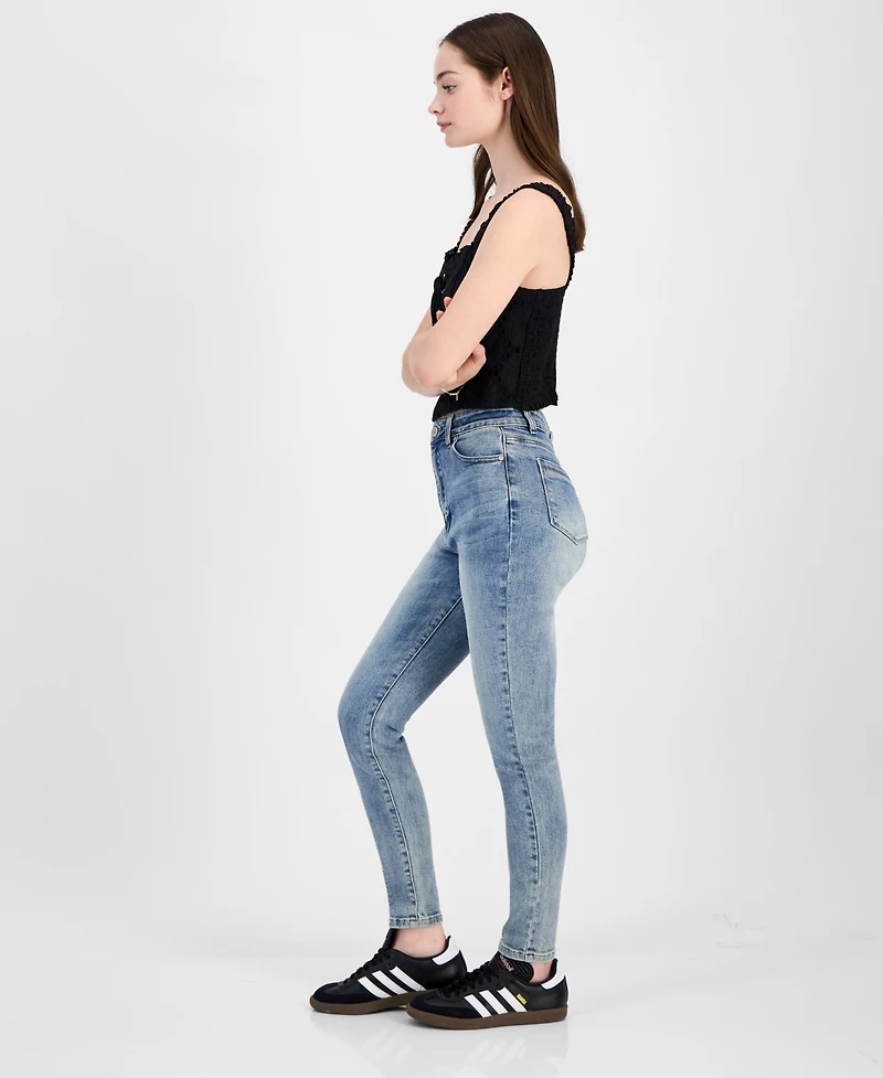 Gogo Jeans Juniors' Stretch Curvy Skinny Jeans