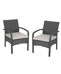 Streamdale Deluxe Rattan Outdoor Club Chairs Tropical Style, Unparalleled Comfort