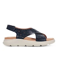 Easy Spirit Women's Amiya Crisscross Lightweight Flat Sandals