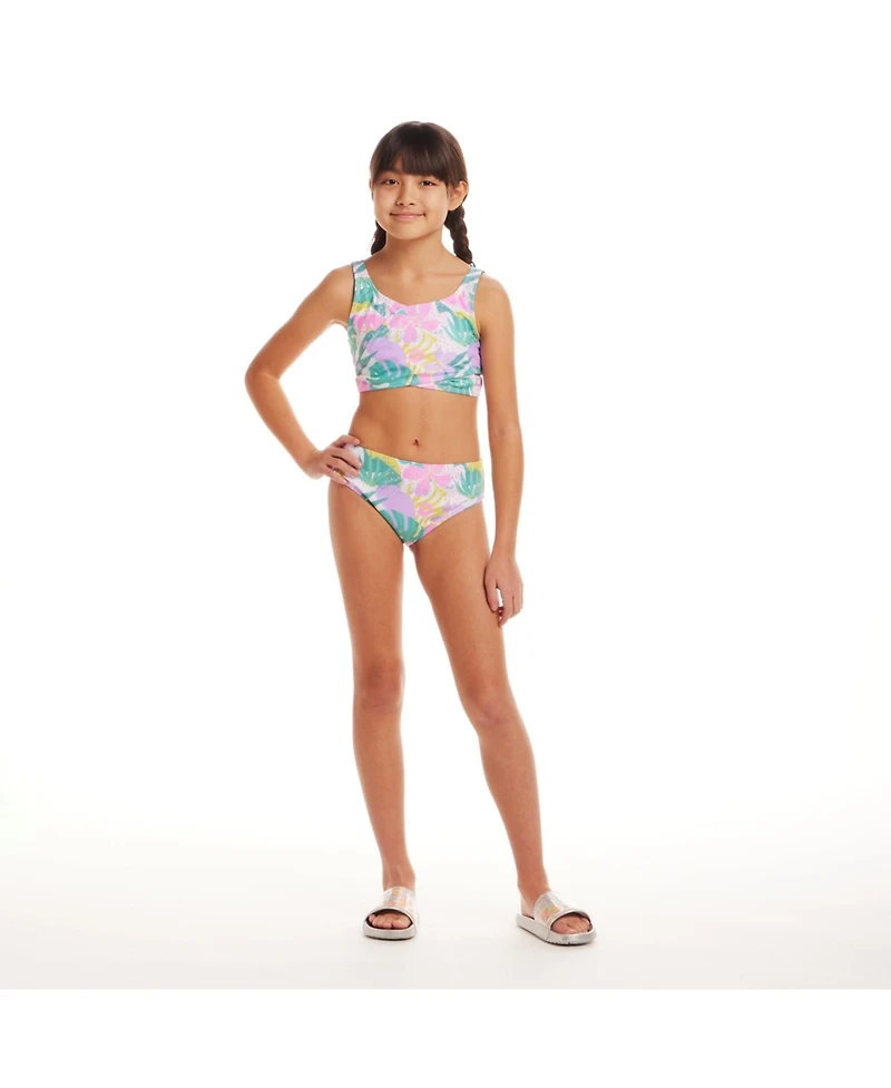 Toddler/Child Girls Tropical Print Bikini