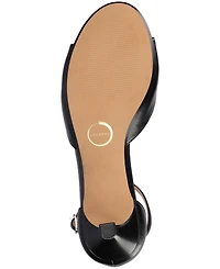 Journee Collection Women's Jezzie Peep Toe Kitten Heel Dress Sandals