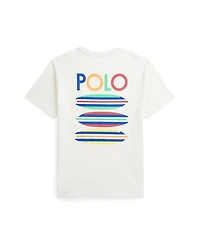 Polo Ralph Lauren Big Boys Surfboard-Print Jersey T-Shirt