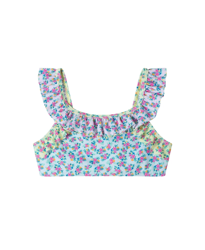 Toddler/Child Girls Floral Print Bikini w/Headband