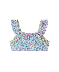 Toddler/Child Girls Floral Print Bikini w/Headband