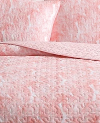 Closeout! Tommy Bahama Home Distressed Water Leaves 3-Pc. Quilt Set