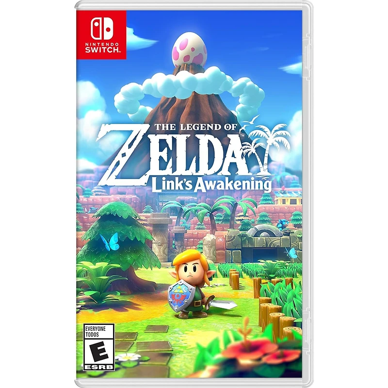 Nintendo Switch 32GB Console - Neon Joy-Con - New Version with Zelda Links Awakening Bundle