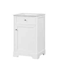 Streamdale 20" Bathroom Vanity with Sink, Soft-Close Cabinet and Storage