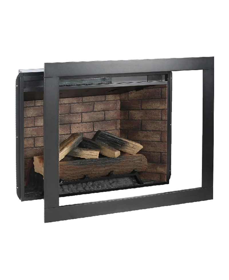 Streamdale 33" Electric Fireplace Insert with Trim Kit, Touch Panel, Sound