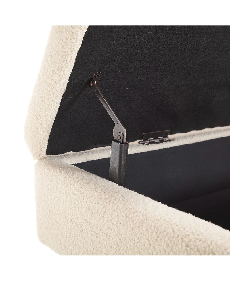 Streamdale Teddy wool fabric, solid wood feet for solid weighing