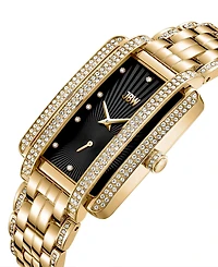 Jbw Women's Mink Diamond Gold-Plated Stainless-Steel Watch