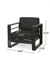 Streamdale Classic Mid-Century Modern Outdoor Lounge Chair