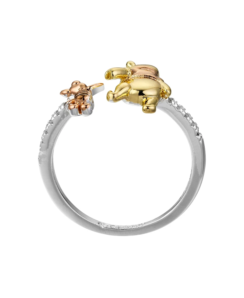 Unwritten Disney Winnie The Pooh Piglet Cubic Zirconia Bypass Ring