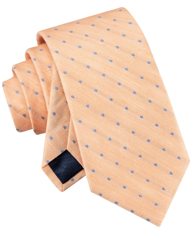 Tommy Hilfiger Men's Linen Dot Tie