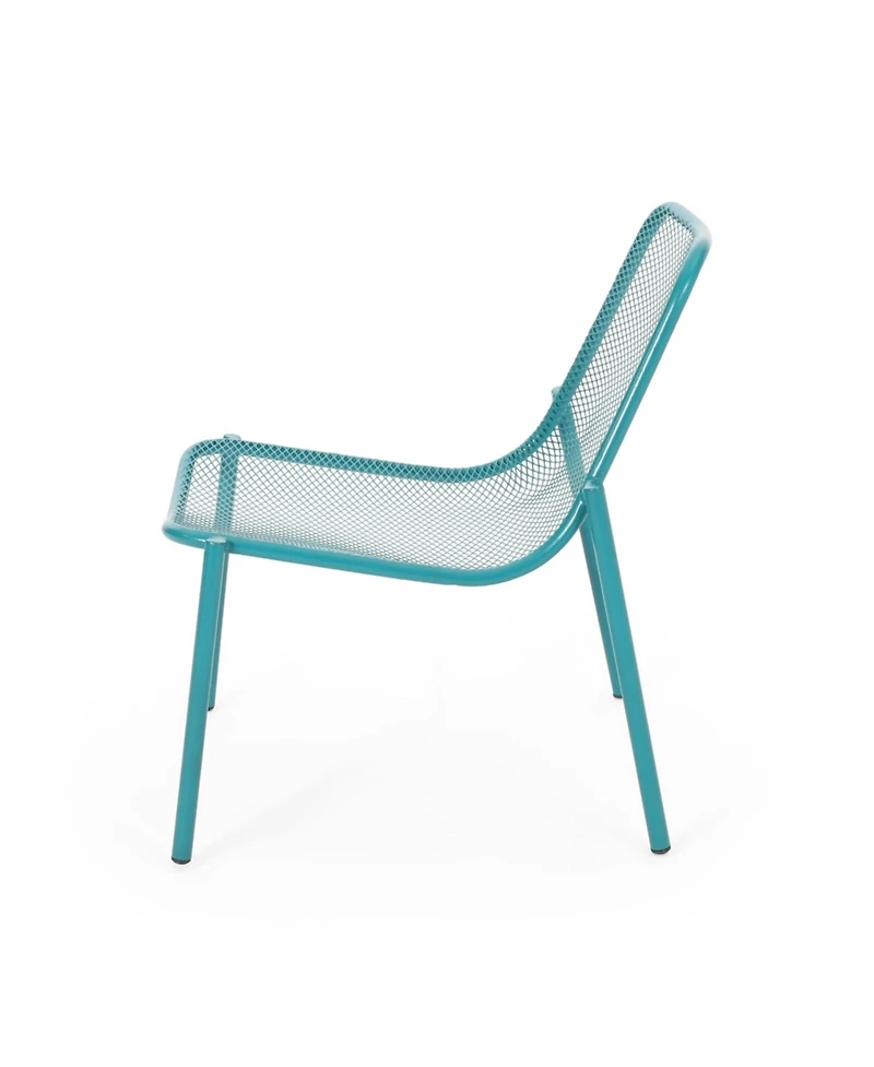 Streamdale Modern Stackable Patio Chairs with Mesh Seating (Set of 2)