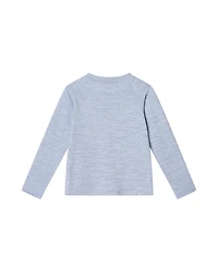 Toddler/Child Boys Blue Heathered Rashguard