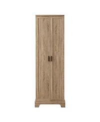 Storage Cabinet with Two Doors for Bathroom, Office, Adjustable Shelf, Mdf Board, Brown