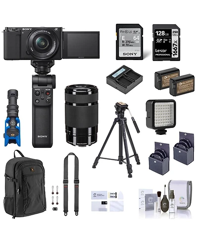 Sony Sony Zv-E10 Mirrorless Vlog Camera with 16-50mm Lens, Black