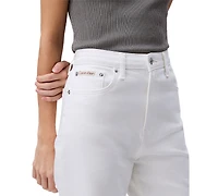 Calvin Klein Jeans Women's High-Rise Straight-Leg Stretch Denim