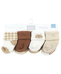 Hudson Baby Baby Boys Hudson Gentle Cotton-Blend Newborn & Terry Footwear