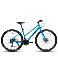Streamdale 700C Road Hybrid Bike for Adult, 21-Speed Road Bike Road Bicycle Carbon Steel Frame/Dual-Disc Brakes/Multiple Colors