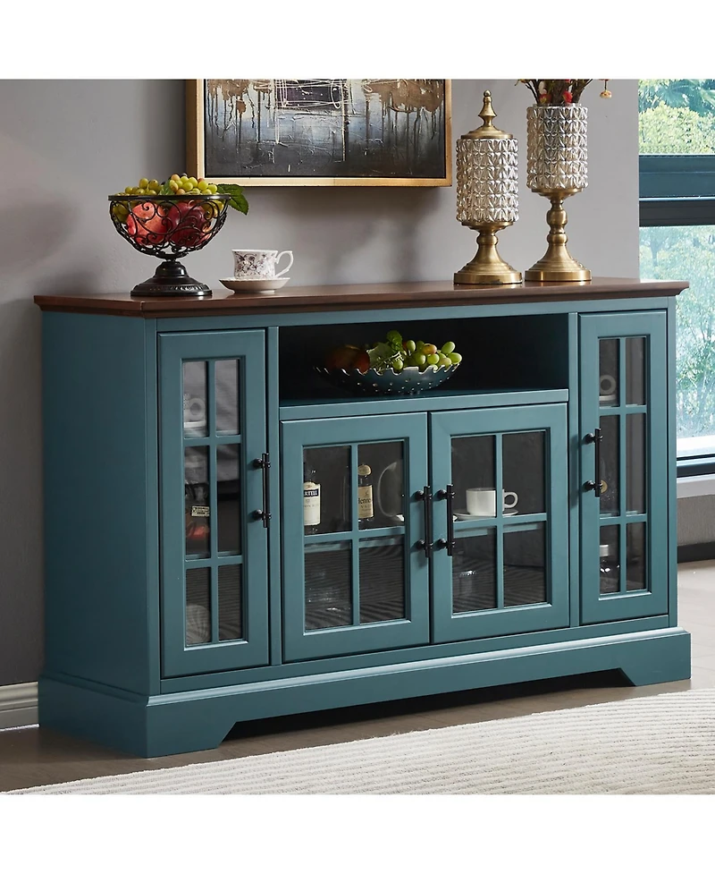 Streamdale Buffet Table Sideboard with 4 Doors