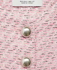 Mango Women's Fitted Tweed Jacket