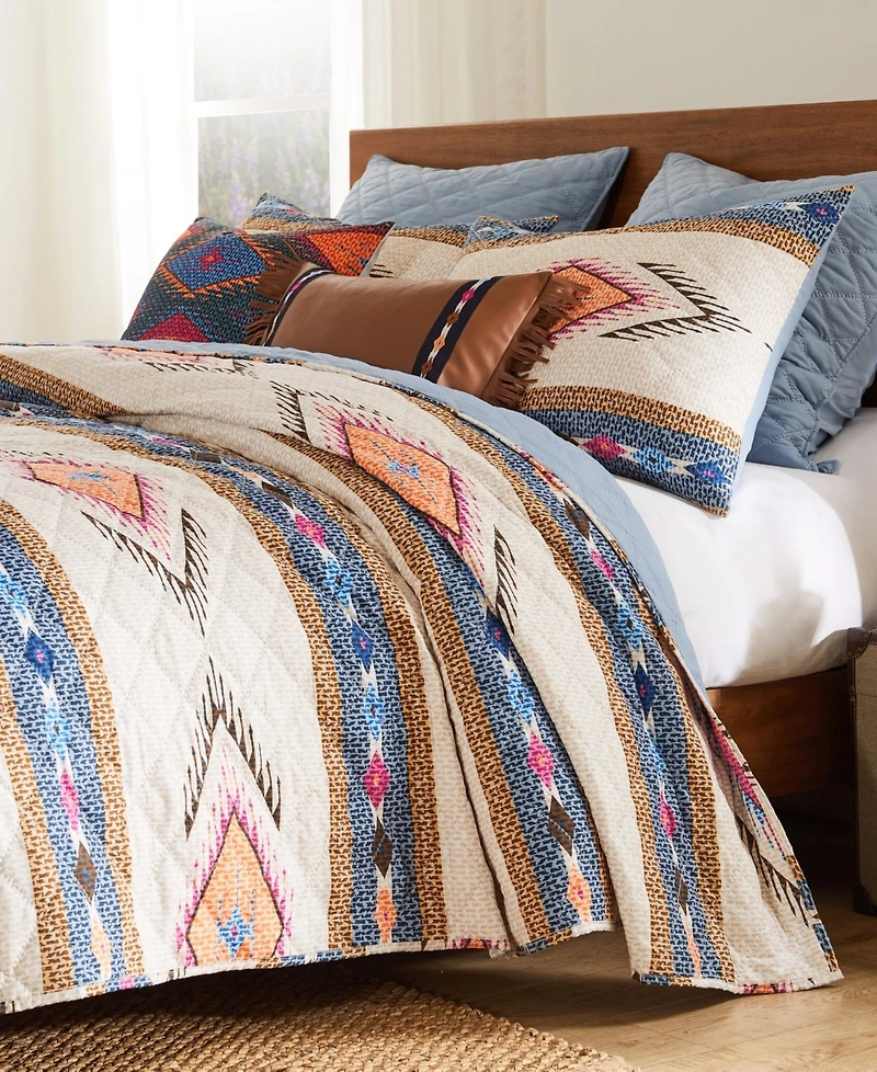 Greenland Home Fashions Cheyenne Boho Spirit 3-Pc. Quilt Set, Full/Queen