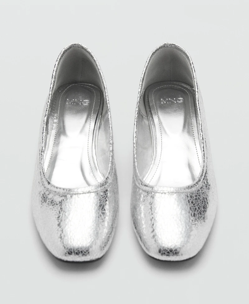 Mango Women's Cracked-Heel Shoes
