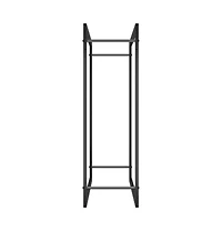 Firewood Rack Matt Black 31.5"x11"x33.9" Steel
