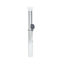 In-Ground Parasol Base for 1.6"-2" Pole Silver Aluminum