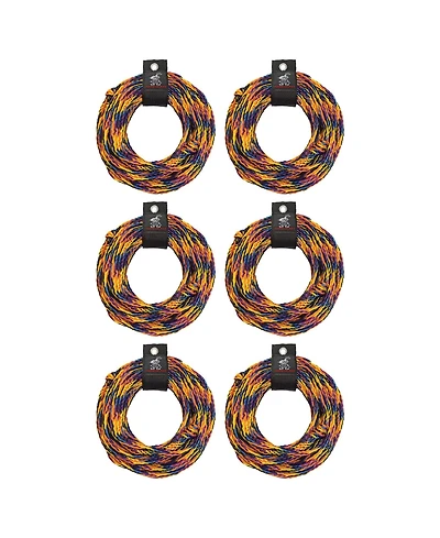 Airhead Ahtr-60 60 Ft. Length 2375 Pound Strength 2 Rider Tube Tow Rope (6 Pack)