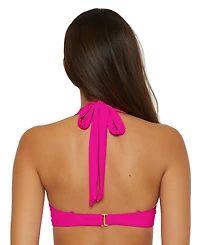 Becca Women's Ruched Underwire Bikini Top