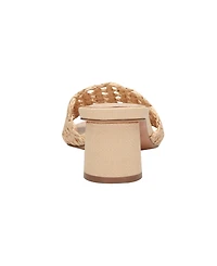 Marc Fisher Ltd Women's Jazmine Woven Slip-On Sandals