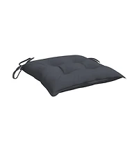 Chair Cushions 4 pcs Anthracite 15.7"x15.7"x2.8" Oxford Fabric